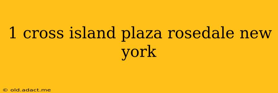 1 cross island plaza rosedale new york