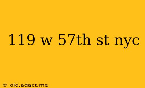 119 w 57th st nyc