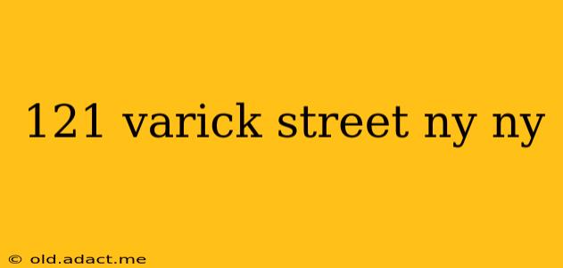 121 varick street ny ny