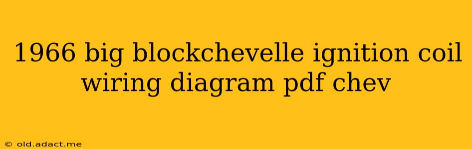 1966 big blockchevelle ignition coil wiring diagram pdf chev