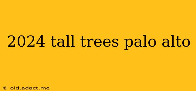 2024 tall trees palo alto
