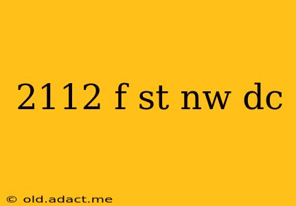 2112 f st nw dc
