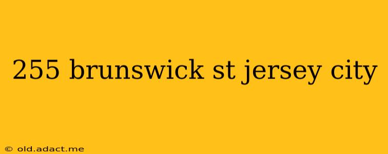 255 brunswick st jersey city