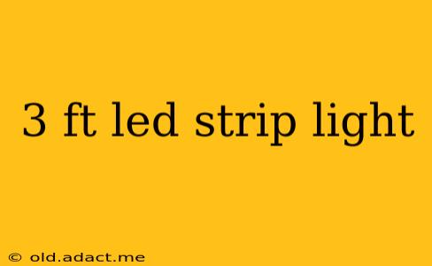 3 ft led strip light