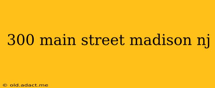 300 main street madison nj