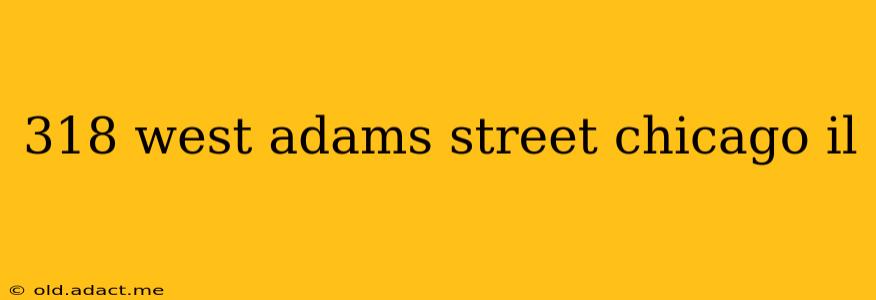 318 west adams street chicago il