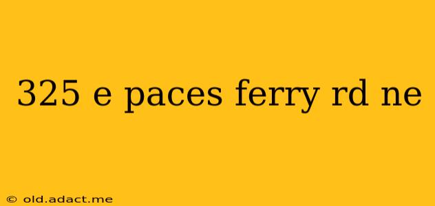 325 e paces ferry rd ne