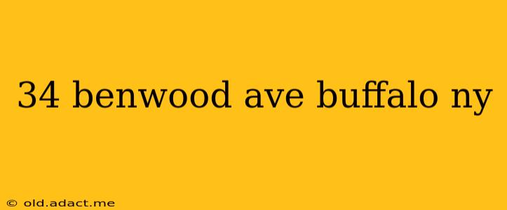 34 benwood ave buffalo ny