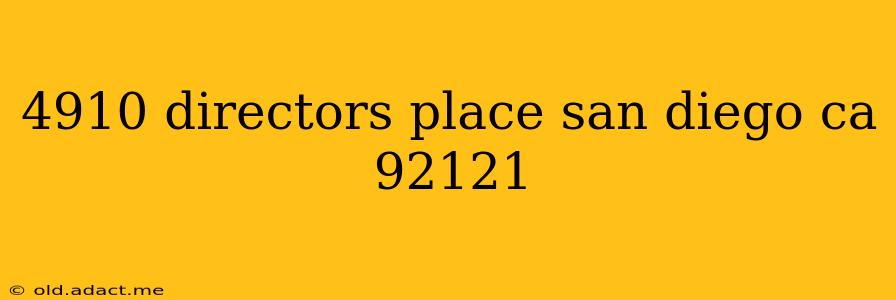 4910 directors place san diego ca 92121