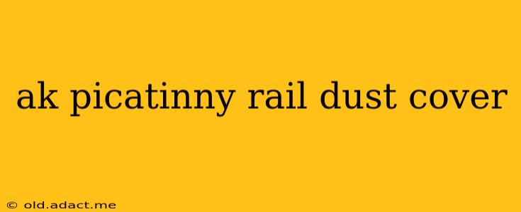 ak picatinny rail dust cover