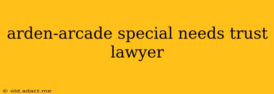 arden-arcade special needs trust lawyer