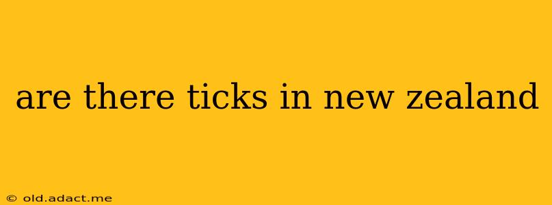 are there ticks in new zealand