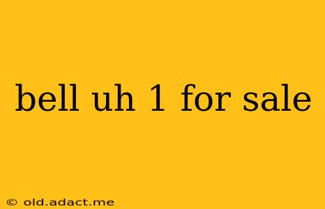 bell uh 1 for sale