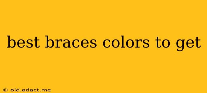 best braces colors to get