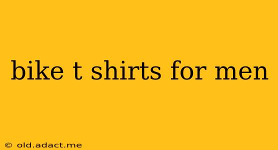 bike t shirts for men
