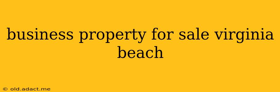 business property for sale virginia beach