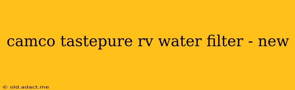 camco tastepure rv water filter - new