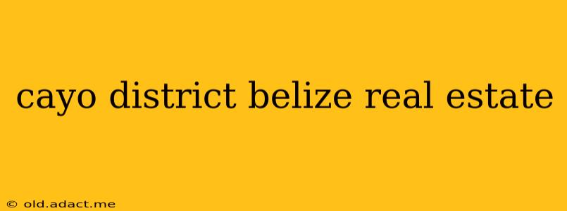 cayo district belize real estate