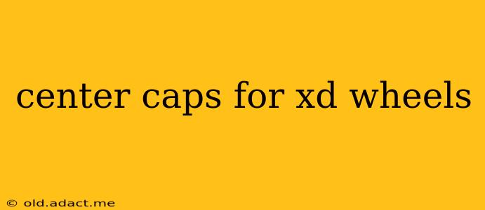 center caps for xd wheels