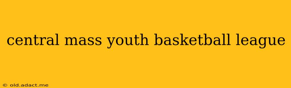 central mass youth basketball league