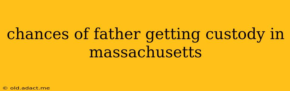 chances of father getting custody in massachusetts