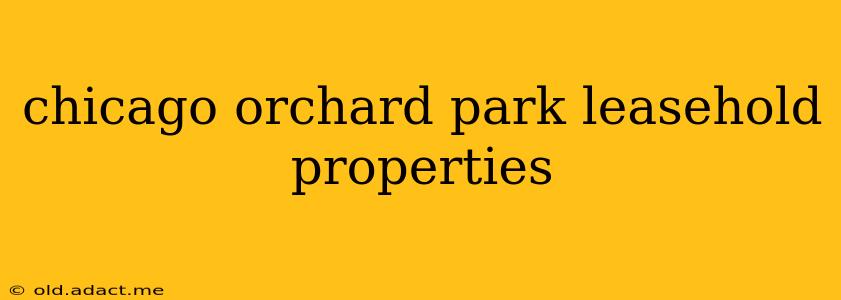 chicago orchard park leasehold properties