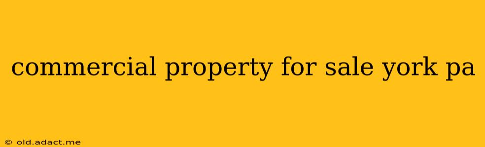 commercial property for sale york pa