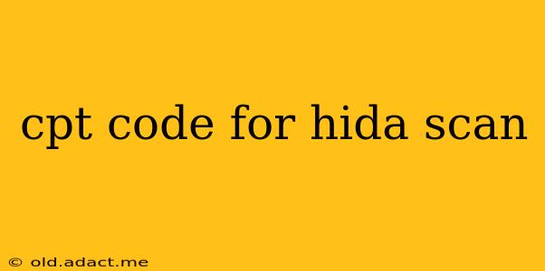 cpt code for hida scan
