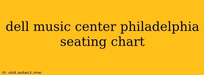 dell music center philadelphia seating chart