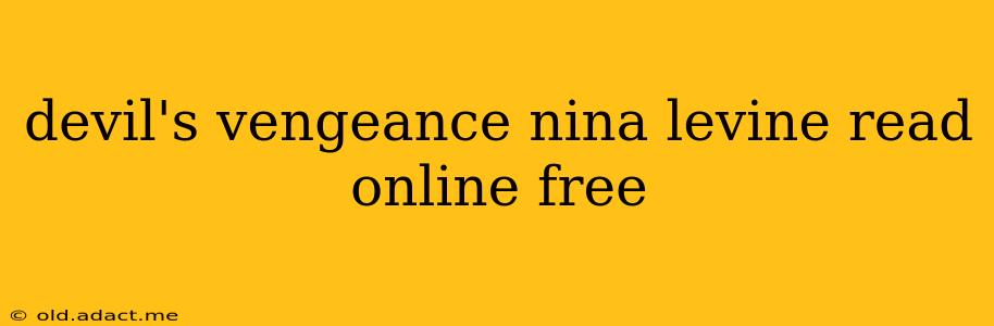 devil's vengeance nina levine read online free