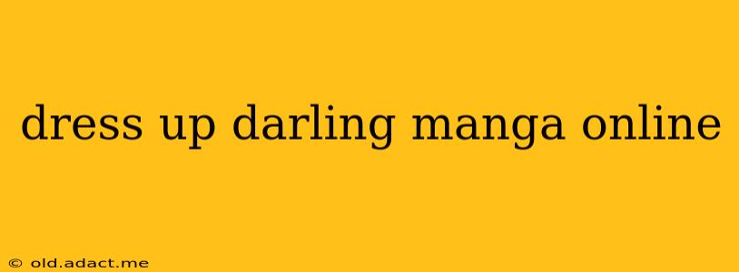 dress up darling manga online