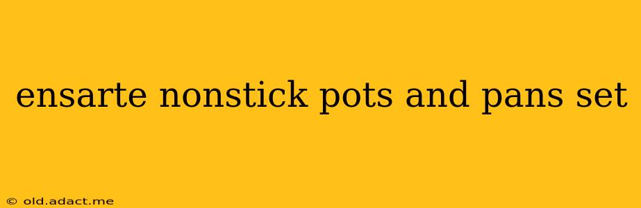 ensarte nonstick pots and pans set