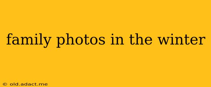 family photos in the winter