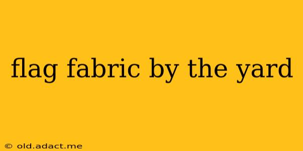 flag fabric by the yard