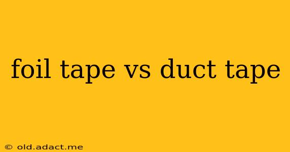 foil tape vs duct tape