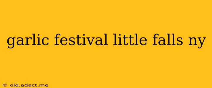 garlic festival little falls ny
