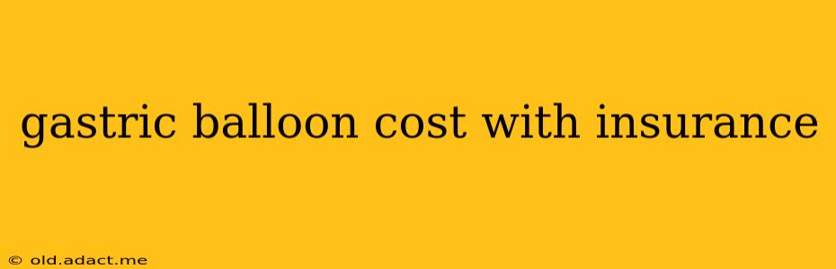 gastric balloon cost with insurance