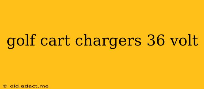 golf cart chargers 36 volt