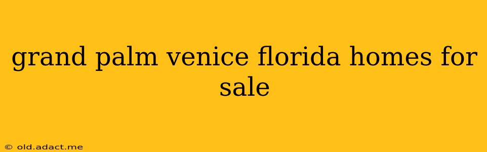 grand palm venice florida homes for sale