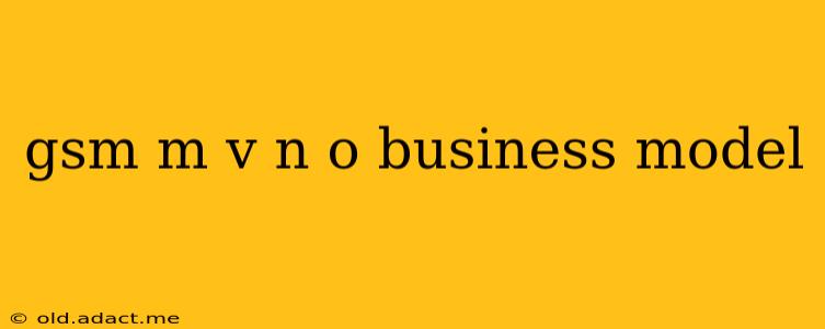 gsm m v n o business model