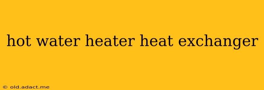 hot water heater heat exchanger