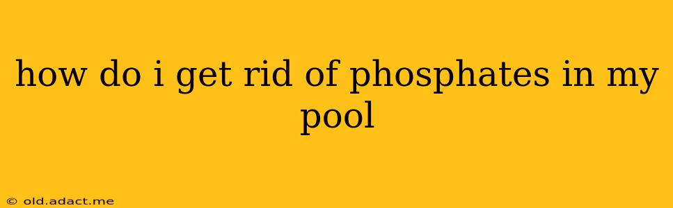 how do i get rid of phosphates in my pool