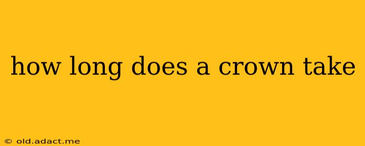 how long does a crown take