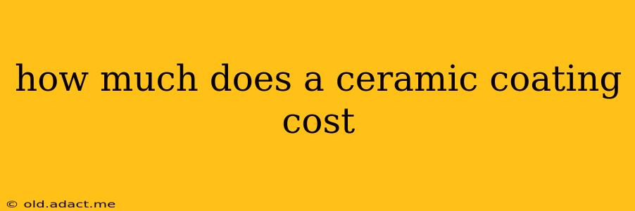 how much does a ceramic coating cost