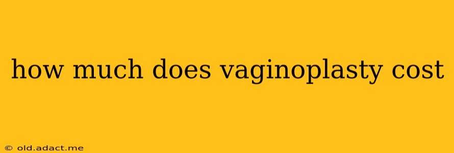 how much does vaginoplasty cost