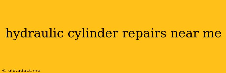 hydraulic cylinder repairs near me