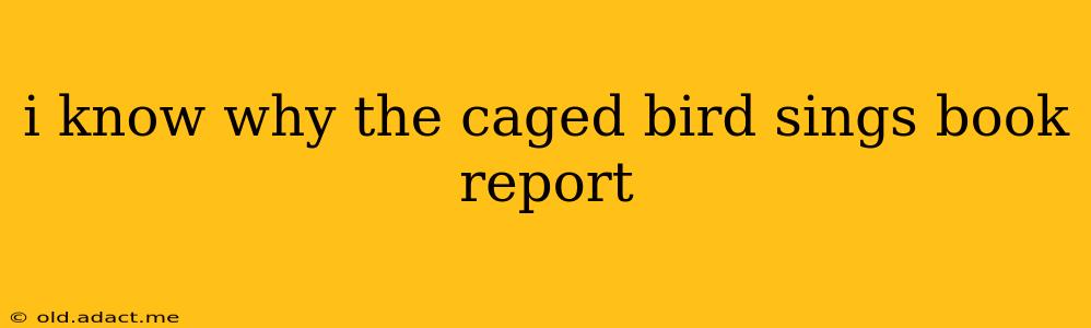 i know why the caged bird sings book report