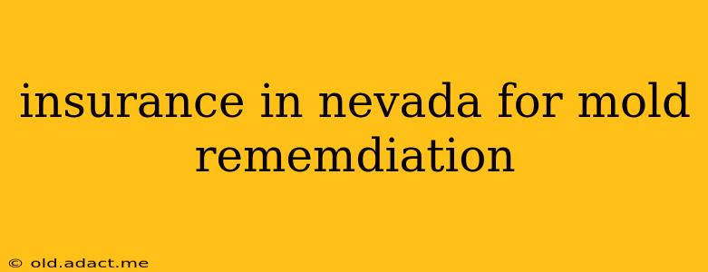 insurance in nevada for mold rememdiation