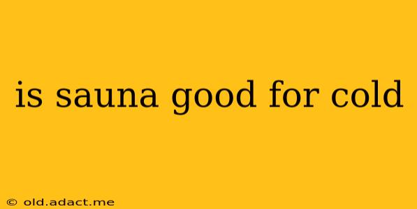is sauna good for cold
