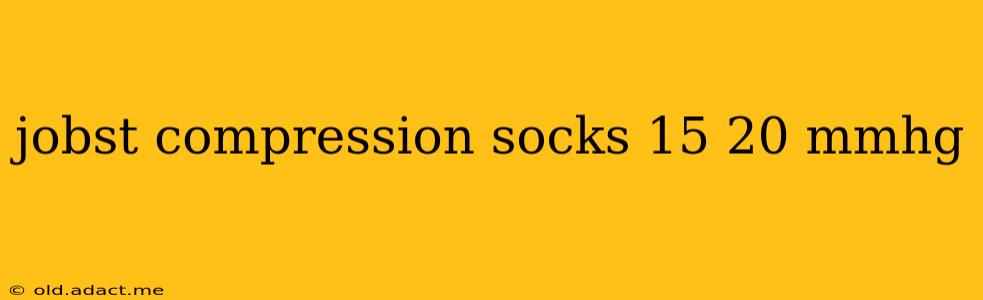 jobst compression socks 15 20 mmhg